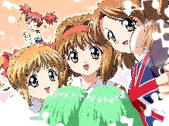 dziewczynki, lupa, Sister Princess