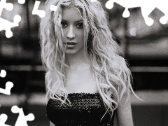 włosy, Christina Aguilera, blond
